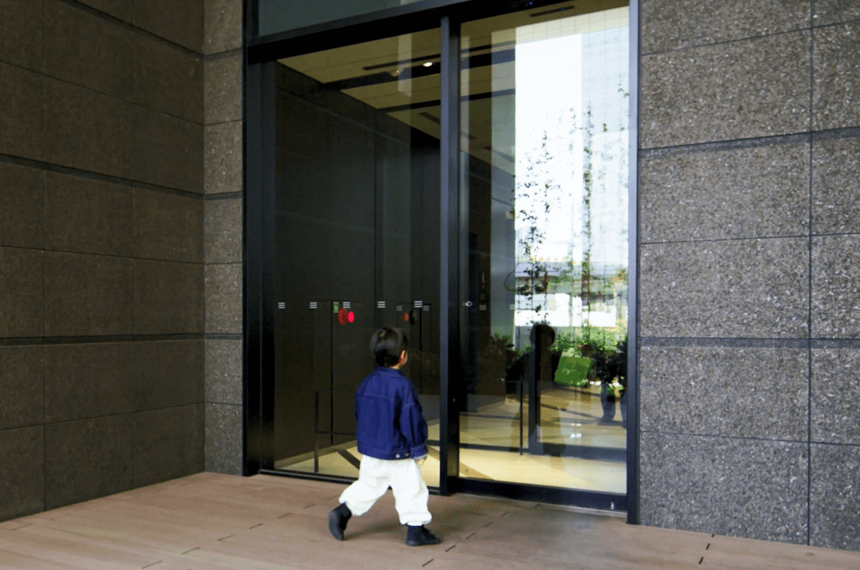 门槛安全防护示意