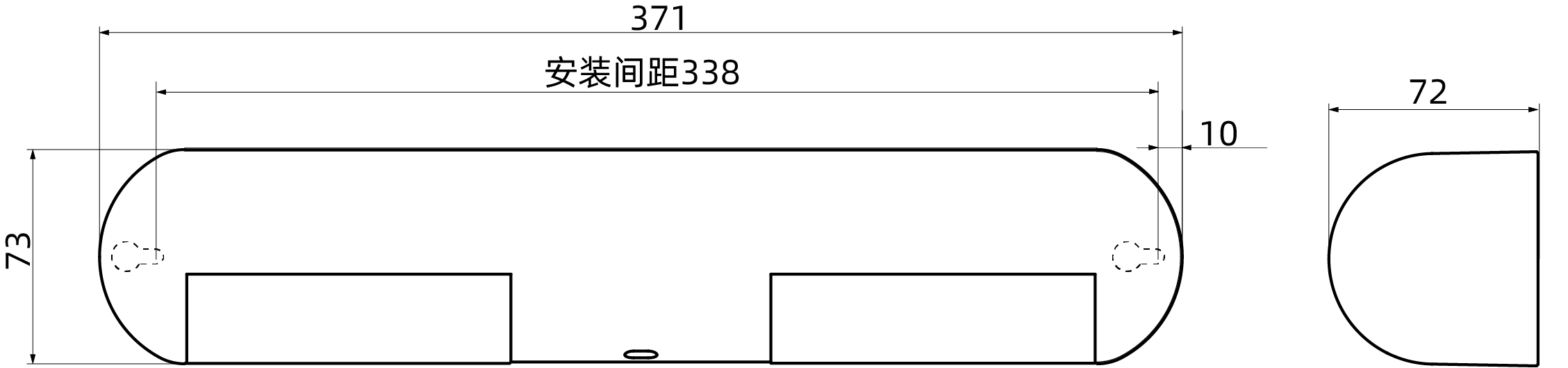 OA-6500S 尺寸数值